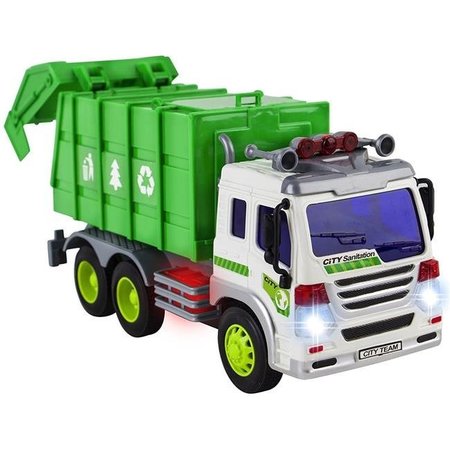 AZIMPORT Azimport PS307S Friction Powered Garbage Truck Toy PS307S